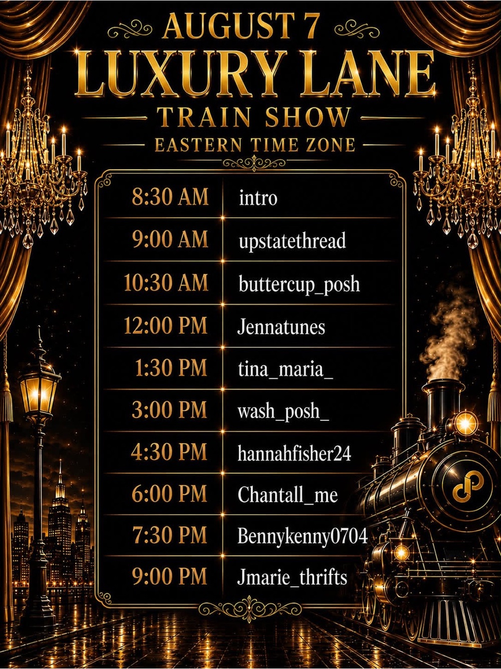 luxury lane train Aug 7th - Picture 3 of 13